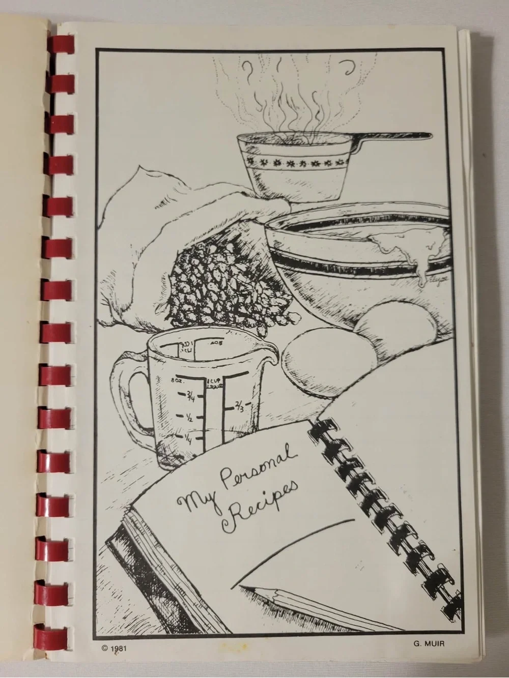 Vintage “I'm Writing My Own Cookbook” - Empty